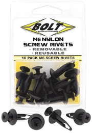 2005-6SCRW M6 Screw Rivet Kit 10/Pk