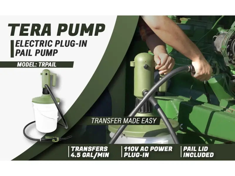 20078 Tera Pump Trpail - Electric Pail - Dispensing