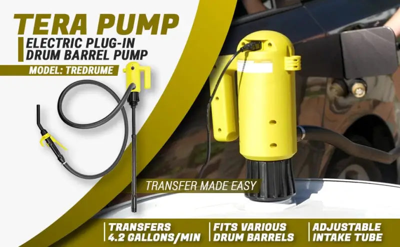 20079 Tera Pump Tredrume - Electric Drum - Dispensing