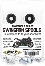 2009-SSS.BK Swingarm Spools Black