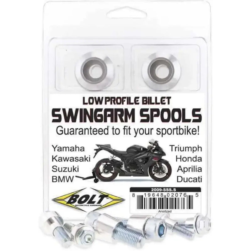 2009-SSS.S Swingarm Spools Silver