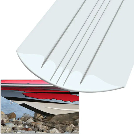 20105 Keelguard Bow Protector White 5’ - Hull And Keel