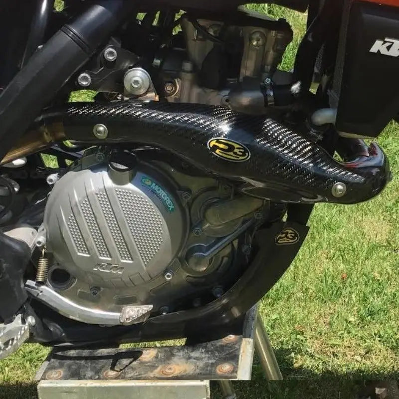 201078 P3 Heat Shield Carbon Fiber - Exhaust