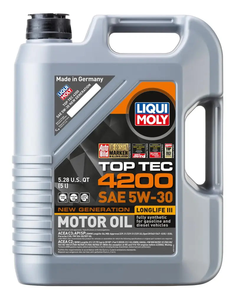 2011 Liqui Moly Top Tec 4200 5W-30 - Oil
