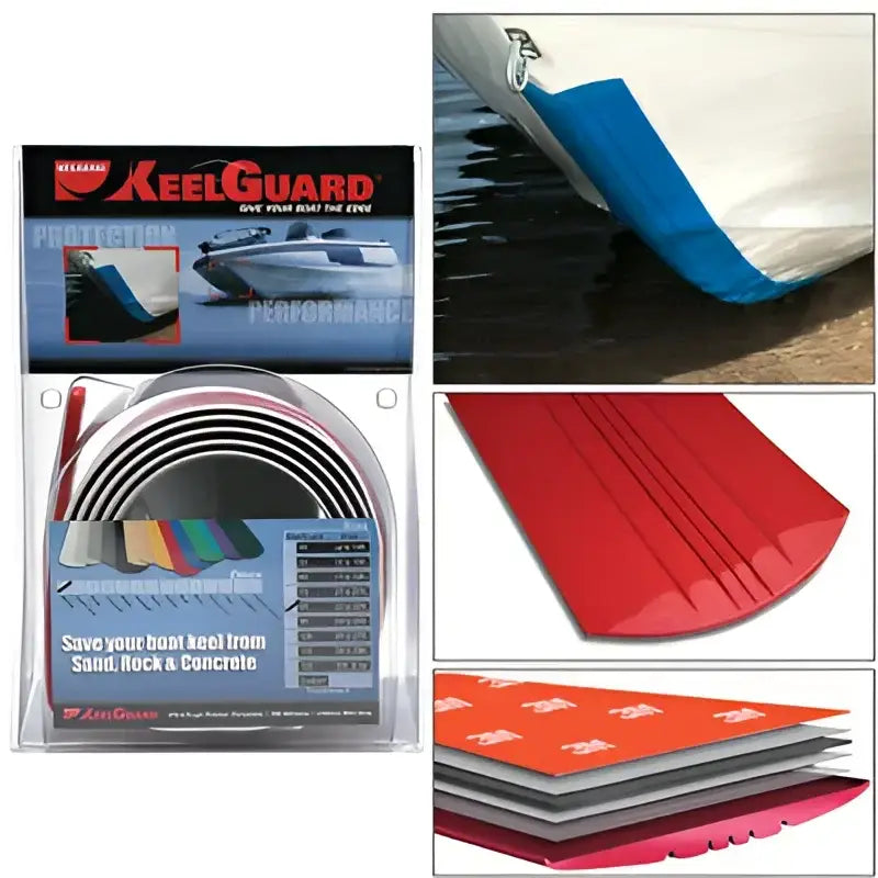 Keelguard Bow Protector, White, 10 Feet - Durable Protection for Boat Bows Against Abrasion and Impact.