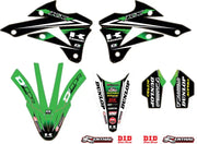 D-COR 2014 Monster Energy Kawasaki Team Green Graphics/Trim Kit