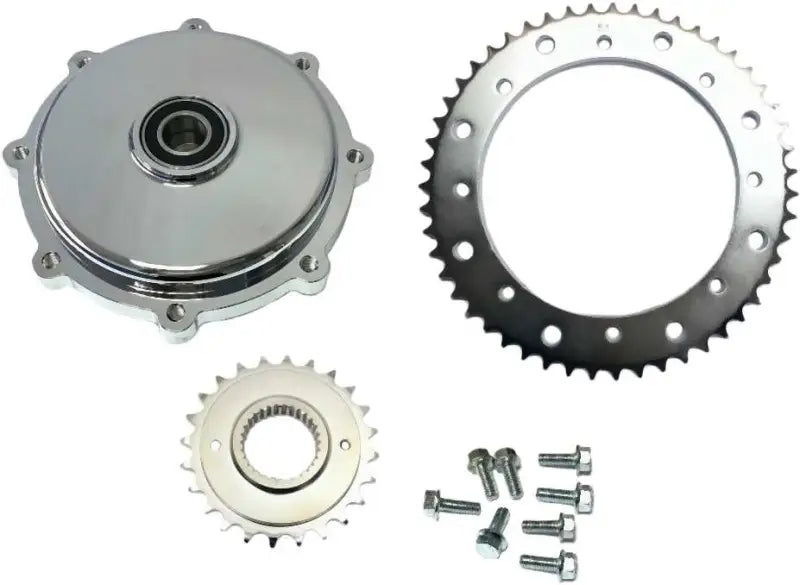 HARDDRIVE 201408 Cush Drive Chain Conv Kit Chrome `17 Up Flh/Flt