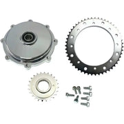 HARDDRIVE 201408 Cush Drive Chain Conv Kit Chrome `17 Up Flh/Flt