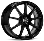 Enkei 441-770-1138BK Enkei EDR9 17x7 4x100/108 38mm Offset 72.6 Bore Diameter Black Wheel