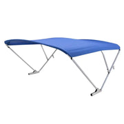 Blue boat canopy with clear anodized frame for 2020000302 Taylor Made Pwr-Arm Ii