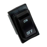 2020104072 Lippert Waterproof On/Off Switch Assembly F, durable black switch with "ON" and "OFF" labels for RV, Automotive, Powersports, off-road, marine, exterior, truck accessories, interior, truck bed, rv parts, Towing & Hitches, Towing | Trailer | Axles | Brakes | Boat, AVADA - Best Sellers