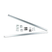 Silver metal bars and hardware for 2020134627 Taylor Made Sureshade Power Bimini Sport Arm