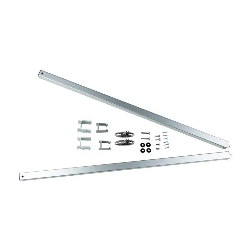 Silver metal bars and hardware for 2020134627 Taylor Made Sureshade Power Bimini Sport Arm