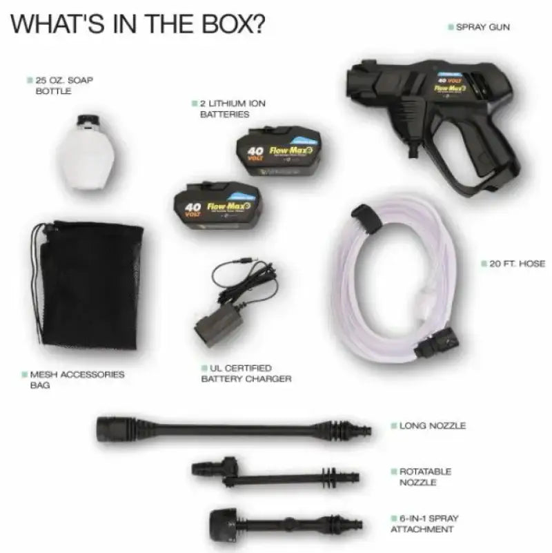 2020217218 Lippert Comp 40V Portable Power Cleaner V2 - Pressure Washer