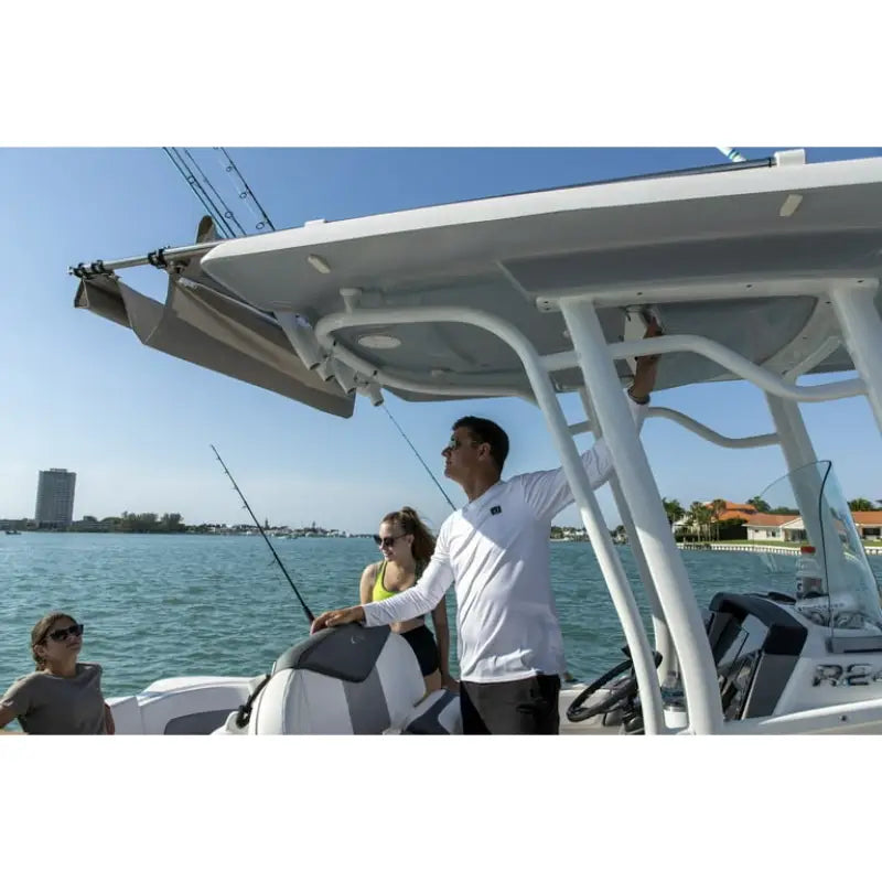 2021026251 Taylor Made Ptx Power Shade Ss 63 Inch Wide Blk - Boat T-Top Extension