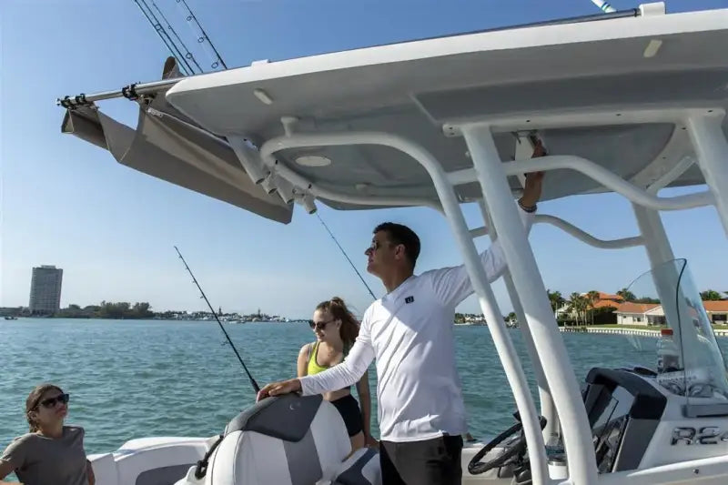 2021026252 Taylor Made Ptx Power Shade Ss 69 Inch Wide Blk - Boat T-Top Extension