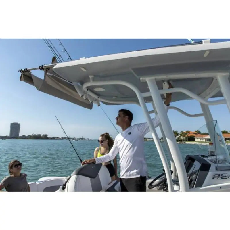 2021026260 Taylor Made Ptx Power Shade Ss 69 Inch Wide Gry - Boat T-Top Extension