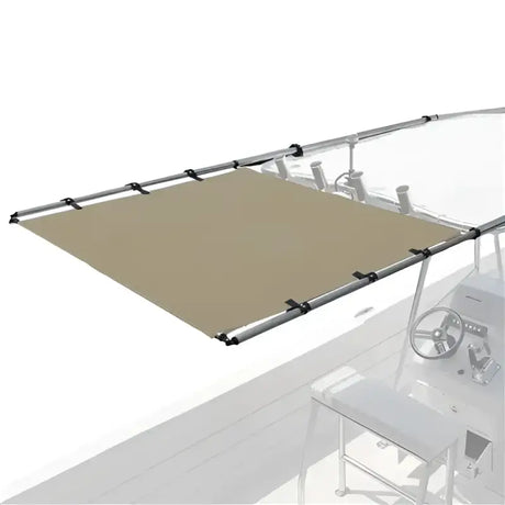 2021026263 Taylor Made Ptx Power Shade Ss 63 Inch Wide Tan - Boat T-Top Extension