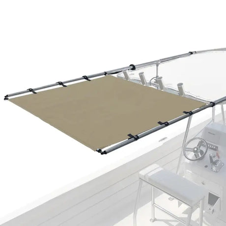 2021026264 Taylor Made Ptx Power Shade Ss 69 Inch Wide Tan - Boat T-Top Extension