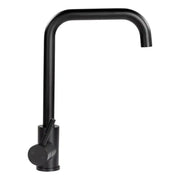 Lippert Comp Square Gooseneck Faucet - Black Mat, stylish gooseneck spout, durable construction, easy installation, modern kitchen or bathroom, RV, automotive, powersports, off-road, marine, exterior, truck accessories, interior, truck bed, RV parts, AVADA - Best Sellers