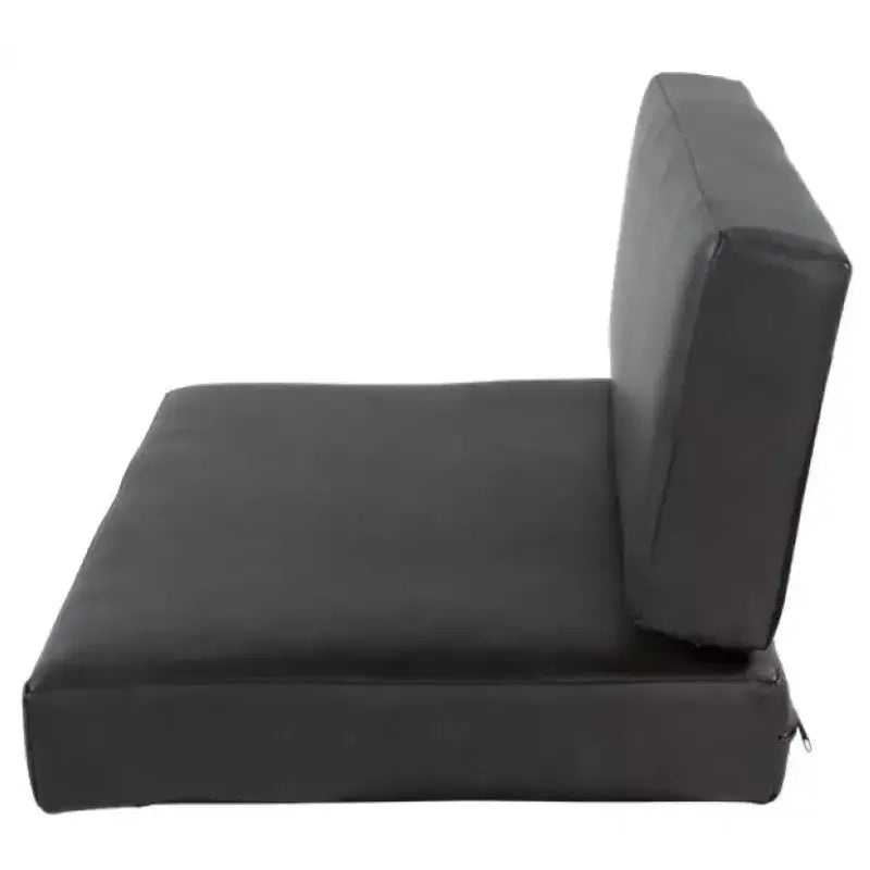2021100490 Lippert Comp 40' Dinette Cushions in black, designed for comfort and support, ideal for a 40-foot dinette setup.
