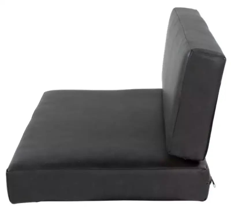 2021100490 Lippert Comp 40' Dinette Cushions in black, designed for comfort and support, ideal for a 40-foot dinette setup.