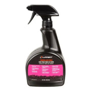 Black spray bottle of Lippert Fiberglass Wax in Fiberglass Wax Case for easy use