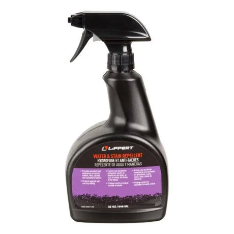 Black spray bottle of Lipp Water stain repellent case for protection against stains