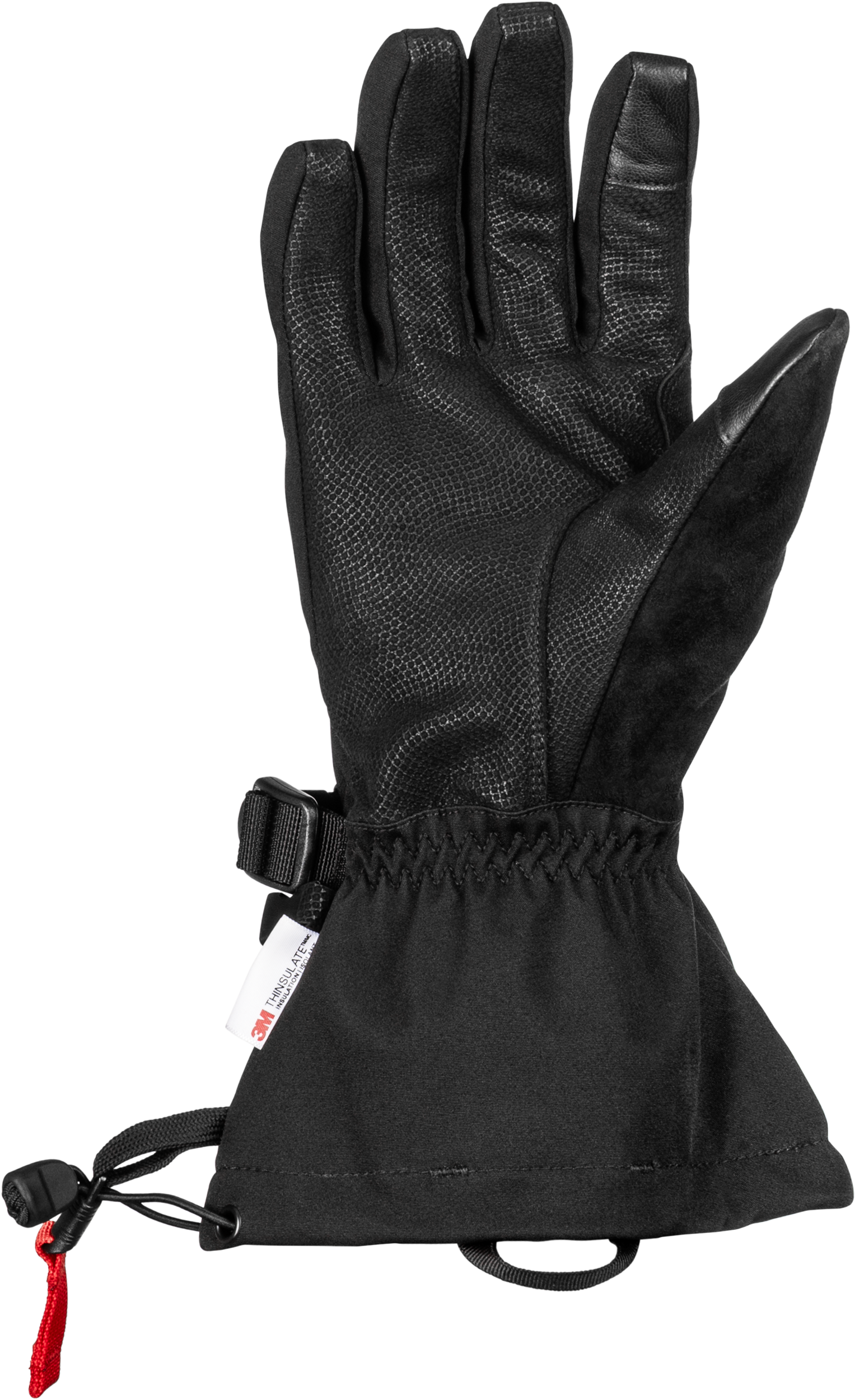 Title Heated Gauntlet Gloves Grey/Black/Red 4x
