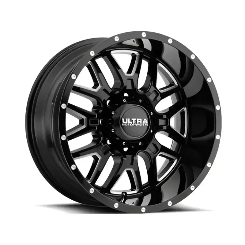 203-2281BM44 Ultra Hunter Gloss Black With Milled Acce - Wheel
