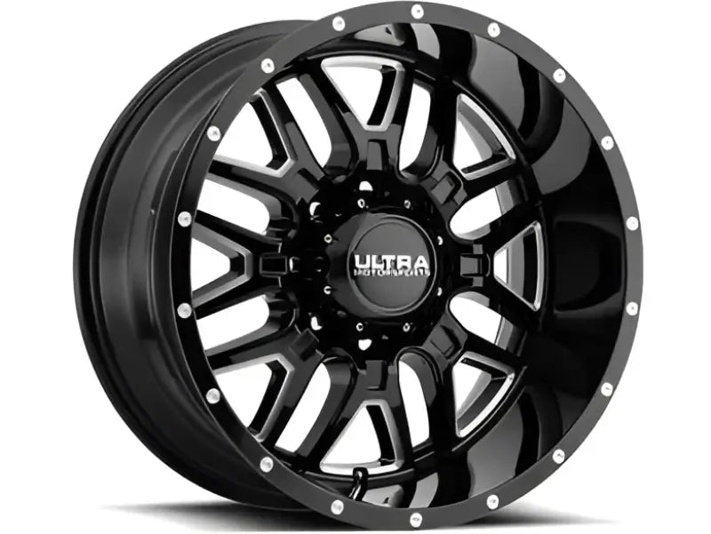203-2281BM44 Ultra Hunter Gloss Black With Milled Acce - Wheel