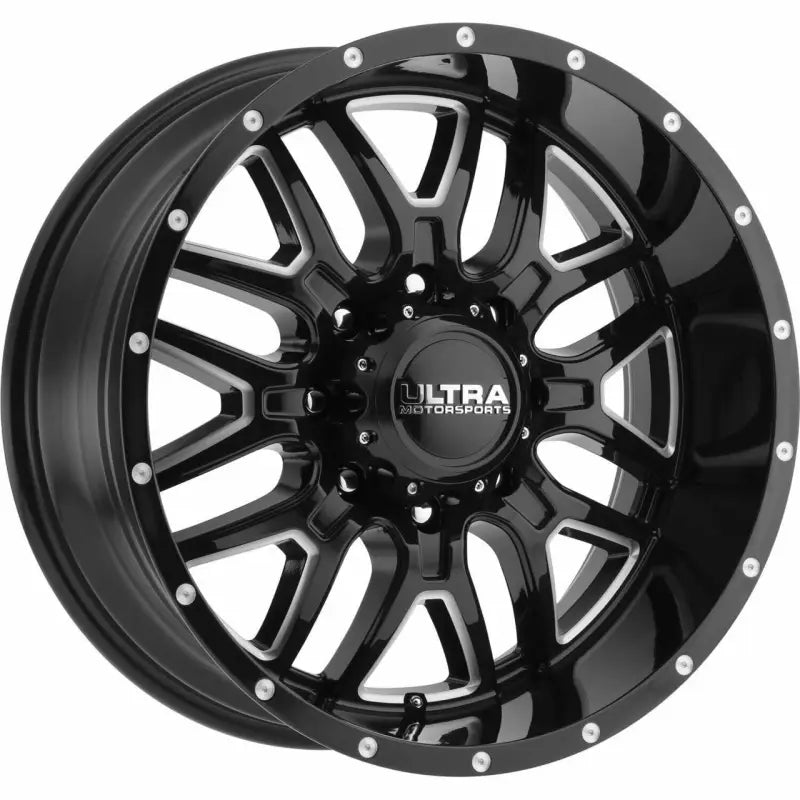 203-2281BM44 Ultra Hunter Gloss Black With Milled Acce - Wheel
