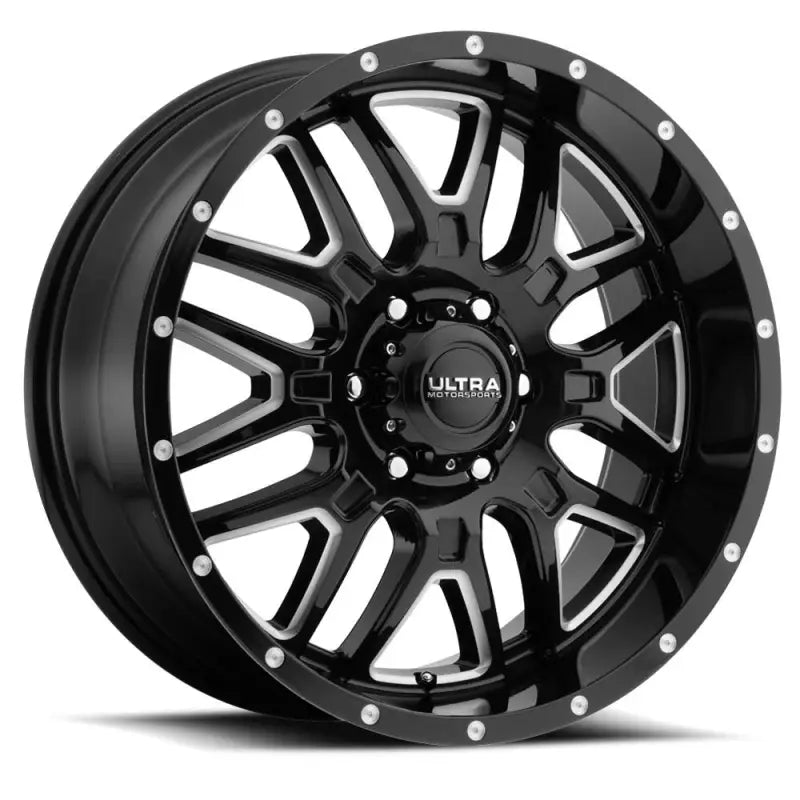 203-2281BM44 Ultra Hunter Gloss Black With Milled Acce - Wheel
