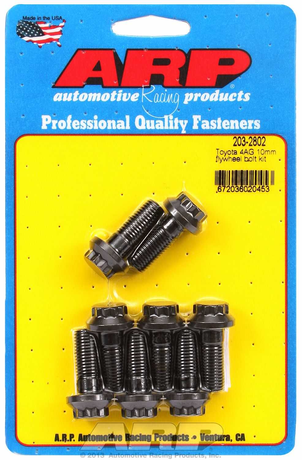 203-2802 ARP Fasteners Clutch Flywheel Bolt For Use With 1.6L Dual