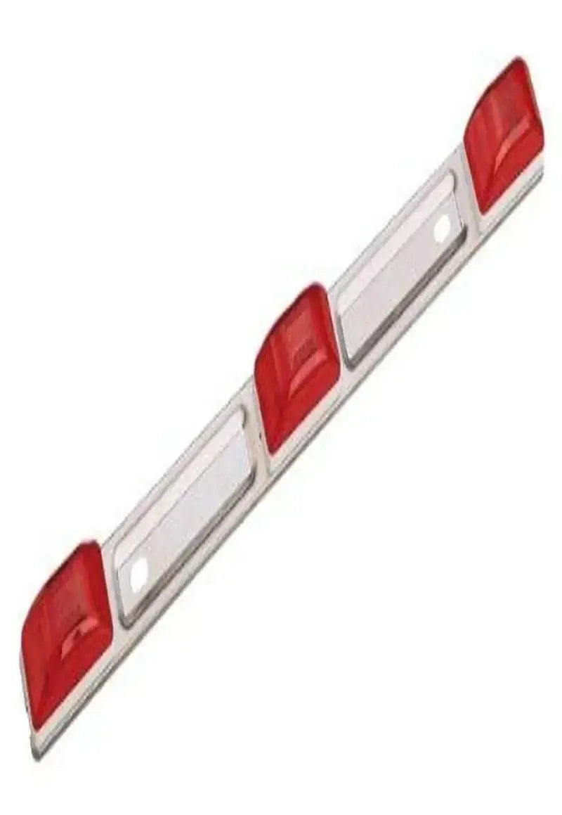 Rectangular reflector bar with three red reflectors for Wesbar Waterproof Ident Light Ba