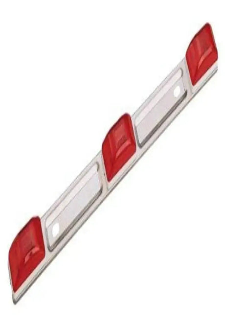 Rectangular reflector bar with three red reflectors for Wesbar Waterproof Ident Light Ba