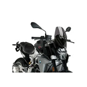 BMW motorcycle with 20359F Windshield Ng Sport Dark Smoke for a sleek look
