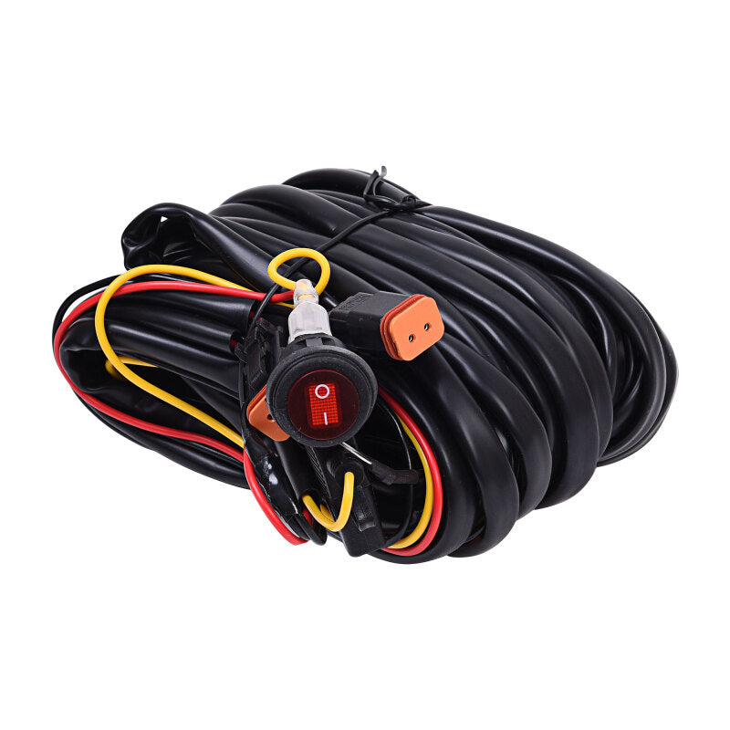 KC HILITE 6308 HARNESS 2-PIN W/SWITCH