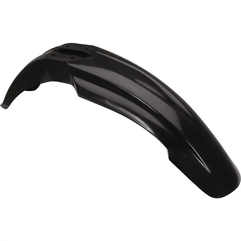 Black plastic motorcycle fender for 2040470001 Front Fender Black, sleek design