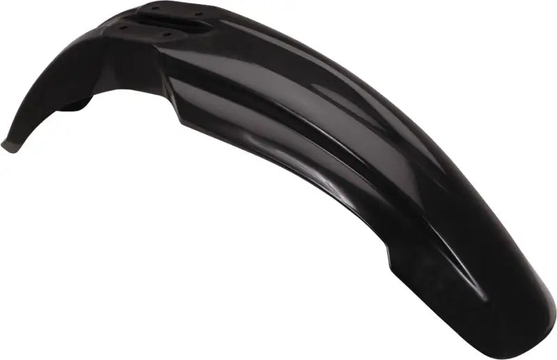 Black plastic motorcycle fender for 2040470001 Front Fender Black, sleek design
