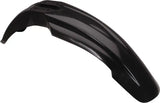 Black plastic motorcycle fender for 2040470001 Front Fender Black, sleek design