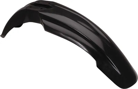 Black plastic motorcycle fender for 2040470001 Front Fender Black, sleek design