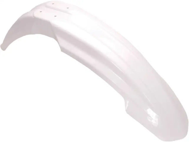 White bike front fender 2040510002, sleek and durable design.