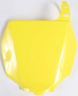 Yellow plastic number plate for the 2042340231 Front Number Plate product