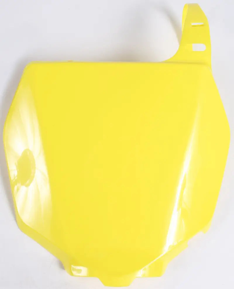Yellow plastic number plate for the 2042340231 Front Number Plate product