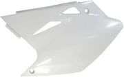 White plastic motorcycle side panel with original factory shape for 2043420002 side panels white