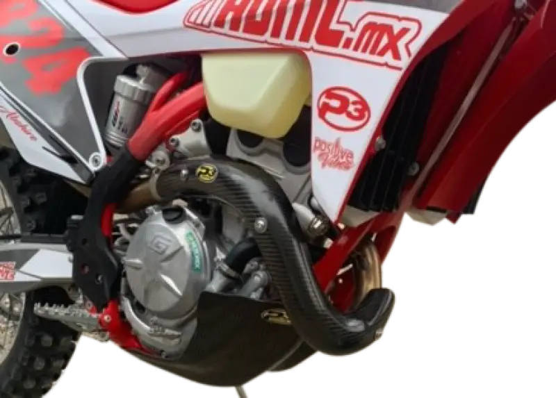 204502 P3 Heat Shield Carbon Stk Pipe Sher - Guards/Braces