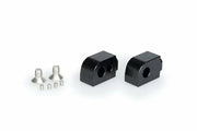 Black metal 20520N footpeg adaptor with screws for Suzuki passenger footpeg mount