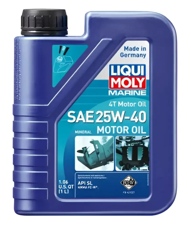 20546 Liqui Moly Marine 4T Sae 25W-40 Oil 1L, high-quality synthetic oil for marine engines, ensures superior protection and smooth operation, ideal for RV, automotive, powersports, off-road, marine, exterior, truck accessories, interior, truck bed, RV parts, Marine,AVADA - Best Sellers,Must Haves.