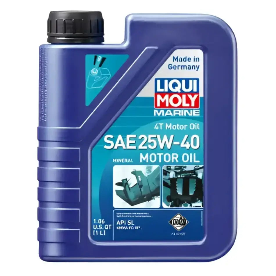 20546 Liqui Moly Marine 4T Sae 25W-40 Oil 1L, high-quality synthetic oil for marine engines, ensures superior protection and smooth operation, ideal for RV, automotive, powersports, off-road, marine, exterior, truck accessories, interior, truck bed, RV parts, Marine,AVADA - Best Sellers,Must Haves.